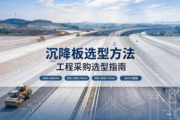 天峨沉降板选择方法