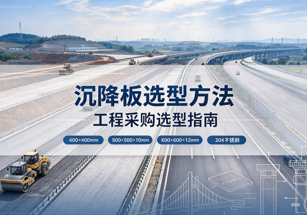 天峨沉降板选择方法